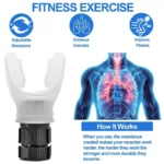 Portable Lung Capacity Abdominal Breathing Trainer With Adjustable Resistance Lmprove Your Lung Capacity And Sleep Quality - Image 3