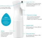 200ml Hairdressing Spray Bottle Barber Hair High Pressure Water Can  Salon Refill Bottle Beauty Atomizer Container - Image 3