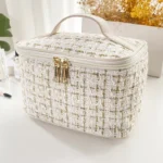 2026 New Women's Bag Knitted Style Makeup Bag Portable Portable Portable Makeup Bag Fashionable Large Storage Bag BX100 - Image 10
