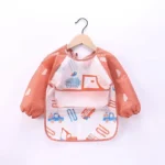 Waterproof EVA Full Sleeve Baby Bibs Children Apron Long Sleeve Feeding Smock Kids Eating Breastplate Infant Scarf Clothing - Image 31