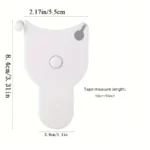 Automatic Telescopic Tape Measure Body Measuring Tape Sewing Ruler Tools Centimeter Tapes For Body Meter Measure White Tools - Image 2