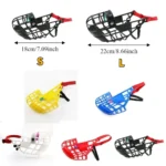 Durable Adjustable Anti-Biting Mouth Cover Breathable Comfortable Dog Mouth Mask Bite Resistant Dog Muzzle Buckle Vet Visit - Image 6