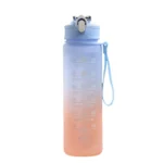 Sports Water Bottle with Time-Tracking Straw Leak Proof Locking Flip Cover for Easy Carry Ideal for Outdoor Adventures - Image 29