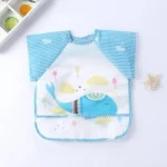Waterproof EVA Full Sleeve Baby Bibs Children Apron Long Sleeve Feeding Smock Kids Eating Breastplate Infant Scarf Clothing - Image 8
