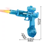 HUIQIBAO Electric Pulse Water Gun Simulated Flame Sensor Light Fully Automatic Fights Toy Water Pistol Outdoor Beach Toys Adult - Image 16