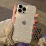 Pink Glitter Bling Clear Soft Case for IPhone 17 Air 16 15 14 13 12 11 Pro Max Plus 17Pro 16Pro 16e I Phone Women Fundas Cover - Image 2