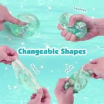 Taba Squishy Stress Balls Cube - Ocean Sensory Fidget Toy Slow Rise Squishy Toys for Kids and Adults Squeeze Relax Gift - Image 5