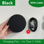 Wireless Charger Mobile Phone Chargers Pad Stand For iPhone 16 15 14 13 12 11 Pro Max Samsung Xiaomi Fast Charging Dock Station - Image 11