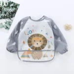 Waterproof EVA Full Sleeve Baby Bibs Children Apron Long Sleeve Feeding Smock Kids Eating Breastplate Infant Scarf Clothing - Image 9