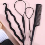 1109pcs Women Dark Hair Accessories Set Elastic Seamless Ponytail Scrunchies Small Rubber Bands Fashion Hair Ties Headbands - Image 2