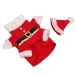 Pet Winter Outfit Soft Fabric Cute Dog Christmas Costume   Warm Skin Friendly with Hat for Daily for Puppy - Image 4