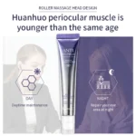 O'CHEAL Anti Wrinkle Anti Dark Circle Eye Cream Roller Massager Moisturizing Eye Bags Anti Aging Hyaluronic Acid Eye Skin Care - Image 2