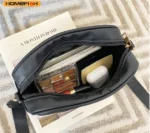 HOMEFISH High Quality PU Shoulder Bags for Woman's Handbag Simple Crossbody Casual Messenger Bag Cool Shoulder Bags Phone Bag - Image 4