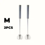 Stainless Steel Egg Beater Durable Semi-Automatic Mixer for Effortless Egg Cream Mixing Stirring and Beating for Kitchen Baking - Image 11