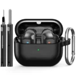 for samsung buds 3/galaxy buds3 pro case with cleaning kit silicone protective cover for galaxy buds 3 buzz 3Pro with keychain