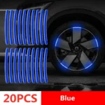 Car Wheel Hub Reflective Stripes Door Handle Safety Warning Sticker Car Rear Warning Tape Automobile Sticker Exterior Accessorie - Image 15
