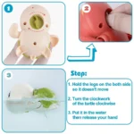 Baby Bath Toys Bathing Cute Swimming Turtle Whale Pool Beach Classic Chain Clockwork Water Toy For Kids Water Playing Toys - Image 6