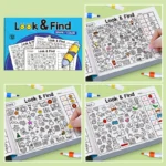 Children's Search for Items Game, Enhance Visual Perception, Fun Coloring Book, Focus and Attention, Handwriting Exercise Book - Image 2