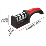 4-Segment Knife Sharpener Knife Sharpeners for Kitchen Knives Stainless Steel Three-Purpose Sharpening Stone for Kitchen Tools - Image 4