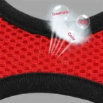 Adjustable Mesh Pet Harness with Leash, Polyester Vest Type Walking Strap for Small Medium Cats Dogs - Image 4