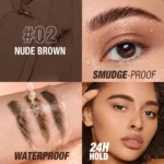 O.TWO.O Eyebrow Pomade Brow Gel Wax 2 IN 1 Waterproof Long Lasting Creamy Texture Eye Brow Tint Enhancers Cosmetics Makeup - Image 4