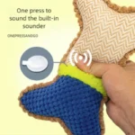 1PC Plush Dog Squeaky Toy Bone Chew Toy for Small Medium Breeds Aggressive Chewers Puppy Teeth Cleaning Fun Play Pet Accessory - Image 4