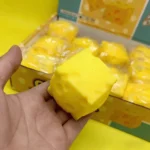 Portable Cheese Squeeze Toy Fidget Stress Relief Squishy Ball Slow Rebound for Desk Decor Decompression Toy for Kids Adults Gift - Image 3