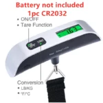 Portable Scale Digital LCD Display 110lb/50kg Electronic Luggage Hanging Suitcase Travel Weighs Baggage Bag Weight Balance Tools - Image 3