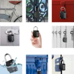 1pc Combination Lock Resettable 4 Digit Padlock with Combination Waterproof and Heavy Duty Combination Padlock Outdoor - Image 5