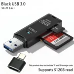 2-in-1 Multi Functional  USB 3.0 Card ReaderMiniSD TFMemoryCardReaderUSBFlashDrive CardreaderAdapter For PCLaptops Accessories - Image 25
