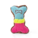 1PC Plush Dog Squeaky Toy Bone Chew Toy for Small Medium Breeds Aggressive Chewers Puppy Teeth Cleaning Fun Play Pet Accessory - Image 9