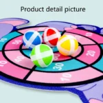 Educational Games Dart Board Baby Toy Stickey Ball Dart Indoor Sports Child Montessori Games for Children 3 to 7 Years - Image 6