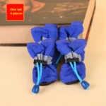 4pcs Water-Resistant Dog Shoes For Small Dogs - Protect Your Pet's Paws And Keep Them Dry,Outdoor rain boots for dogs - Image 9