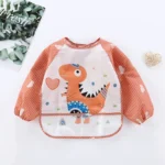 Waterproof EVA Full Sleeve Baby Bibs Children Apron Long Sleeve Feeding Smock Kids Eating Breastplate Infant Scarf Clothing - Image 11