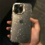 Pink Glitter Bling Clear Soft Case for IPhone 17 Air 16 15 14 13 12 11 Pro Max Plus 17Pro 16Pro 16e I Phone Women Fundas Cover - Image 4