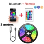 Bluetooth LED Strip Lights Smart SMD 5050 APP Remote Control Flexible Ribbon Diode Lamp Tape TV Backlights Game Room Home Decor - Image 9