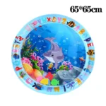 Water Sensory Play Mat Thickened Inflatable Water Mat For Cat And Dog Pet Playmat With Fish Sea Ocean Theme Sensory Toy Water - Image 9