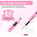ISEEN Lash Bond and Seal 10ml for Lash Clusters Super Hold Long-Lasting Non-Irritating Eyelash Glue for DIY at Home - Image 5