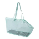 Portable Mesh Pet Carrier Bag Shoulder Crossbody Summer Use Dog Travel Bag Breathable Comfortable Foldable Pet Tote - Image 11