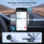 TOPK Magnetic Car Phone Mount, N52 Strong Magnet Dashboard Windshield Suction Cup Car Phone Holder Adjustable Telescopic Arm - Image 6