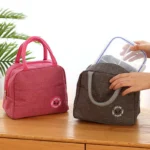 Insulated Lunch Bag Insulation Bento Pack Aluminum Foil Rice Bag Meal Pack Ice Pack Student Bento Lunch Handbag Insulation - Image 3
