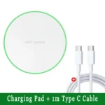 Wireless Charger Mobile Phone Chargers Pad Stand For iPhone 16 15 14 13 12 11 Pro Max Samsung Xiaomi Fast Charging Dock Station - Image 16
