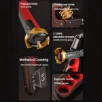 5-60/100/150kg Grip Strength Gym Wrist Expander Hand Strengthener Adjustable Muscle Recovery Fitness Hand Strength Exercise - Image 4