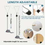 Door Hanging Cat Toy Stress Relieve Living OmDoor Hanging Toy for Living Room Hanging Kitten - Image 3