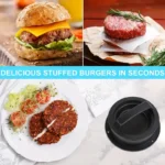 Burger Press Mold & Patty Press Maker -3 in 1 Stuffed Hamburger Patty Maker Perfect for Beef, Chicken Patties - Kitchen Press To - Image 6