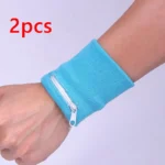 Sports Wristband with Zipper Pouch Running Sports Arm Band Bag For MP3 Key Card Storage Bag Basketball Sweatbands Wristband Bags - Image 7