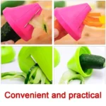 Kitchen Rotating ShredderSpiral Peeler Manual Vegetable Slicer Fruit Potato Radish Grater Kitchen Gadgets Kitchen Accessories - Image 5