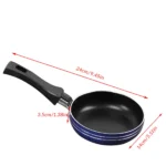 12cm/14cm/16/18cm Mini Frying Pan Non-Stick Steel Frypan Pot Saucepan Random Color For Cookware Kitchen Cookware - Image 5