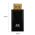 4K DP DisplayPort to HDMI-compatible Adapter Converter Display Port DP to HDMI-compatible HDTV Adapter Video Audio PC Laptop - Image 6