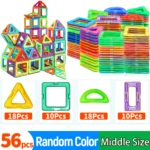 Magnetic Building Blocks DIY Magnets Toys medium size STEM Toys Construction Toys Learning Educational Magnet Toys - Image 9